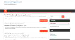 Desktop Screenshot of domainersmagazine.com