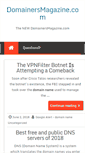 Mobile Screenshot of domainersmagazine.com